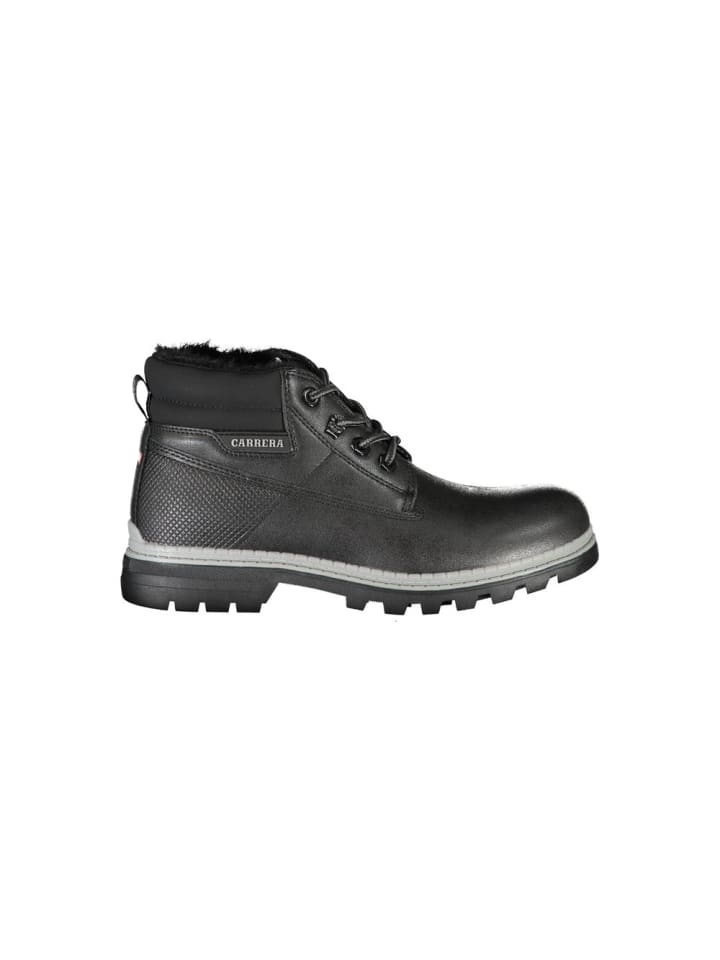 Schwarz Polyurethan Damen Knöchel Stiefel