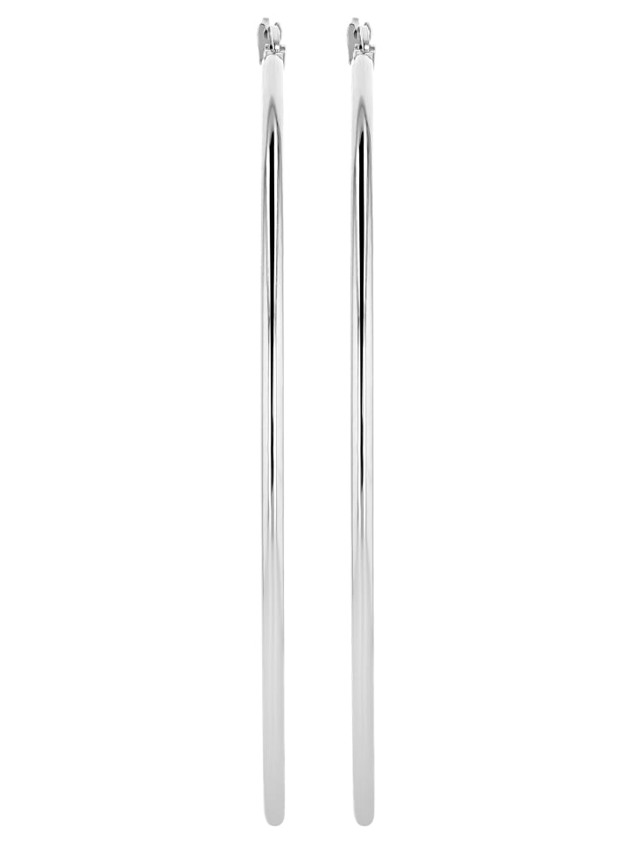 Damen Ohrringe – Creole aus Edelstahl in silber