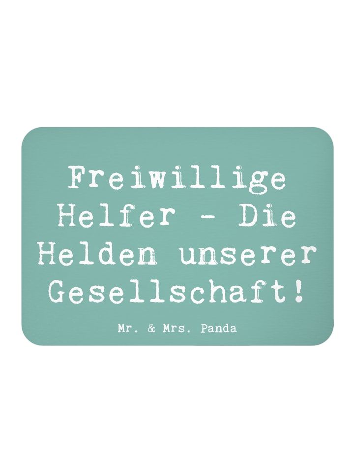 Magnet Spruch Freiwilliger Held mit Spruch in Meeresbrise