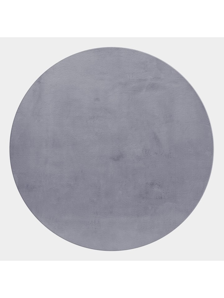Hochflor Teppich Pia in Grau