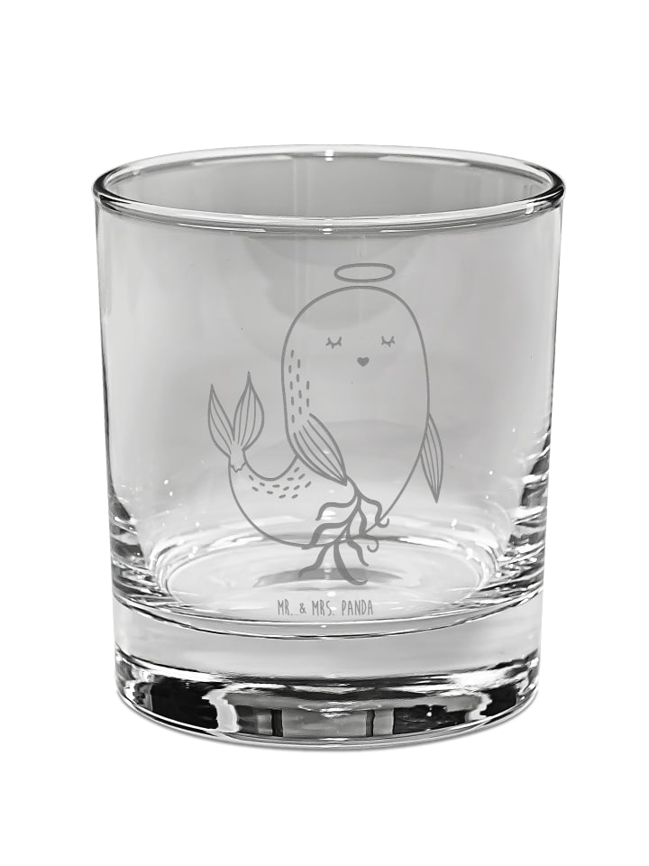 Whiskeyglas Sternzeichen Jungfrau ohne Spruch in Transparent