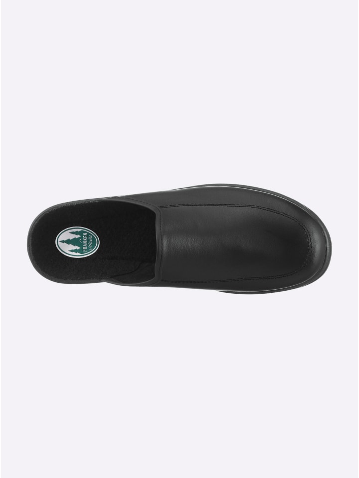 Pantoffel in schwarz