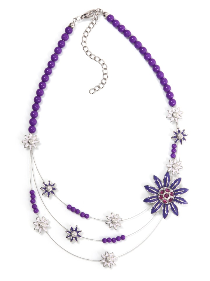Dirndl Kette " Liz " in violett