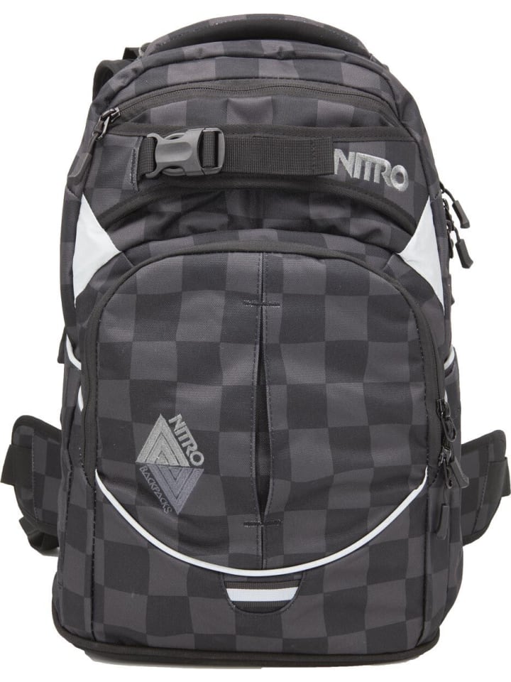Rucksack SUPERHERO in BLACK CHECKER