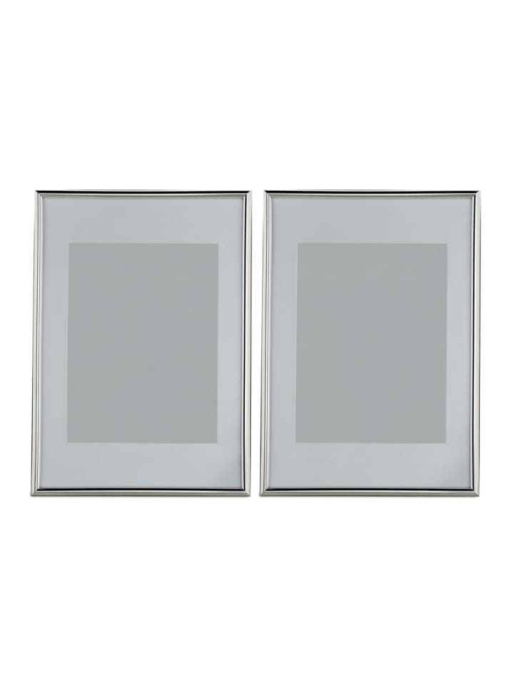 4 x Bilderrahmen "A4" in Silber