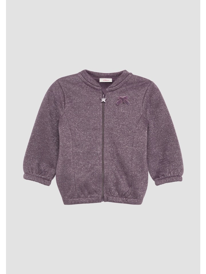 Sweatshirt Jacke in 48W2_flieder