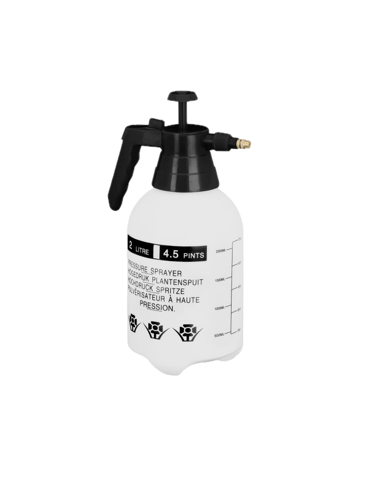 2 x Drucksprüher in Weiß/ Schwarz - 2 l
