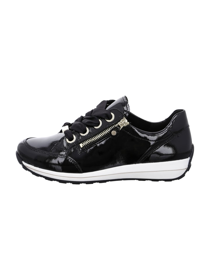 Komfort Schnürschuhe in Schwarz