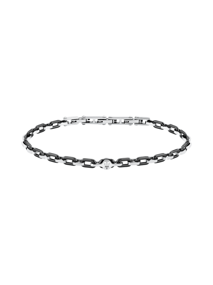 Armband CERAMIC in silber-schwarz