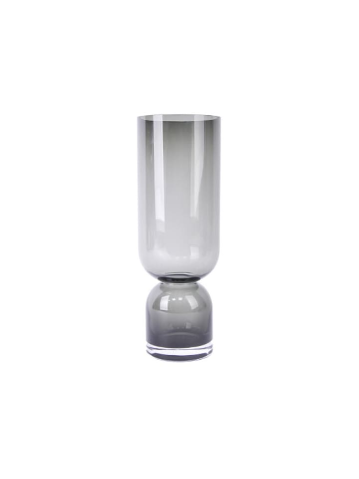 Moderne Vase aus hochwertigem Glas in Anthrazit Eleganz in Anthrazit