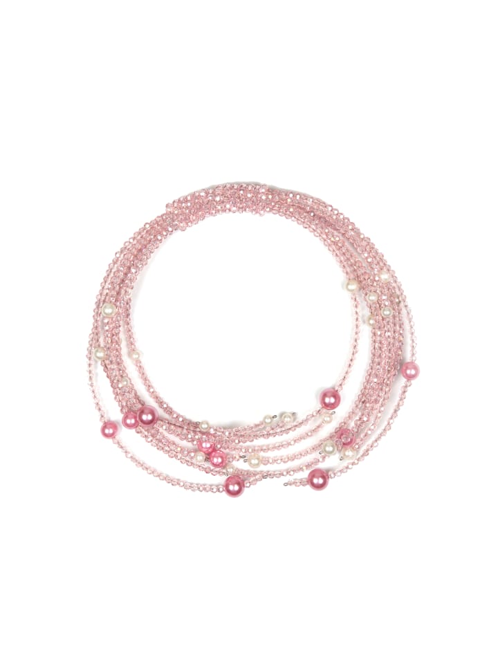 Trachten Halskette " Xenia " in rosa