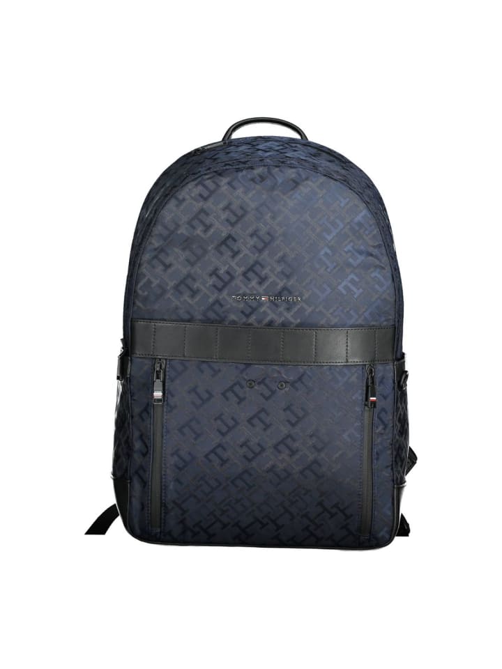 Blau Polyester Herren Rucksack