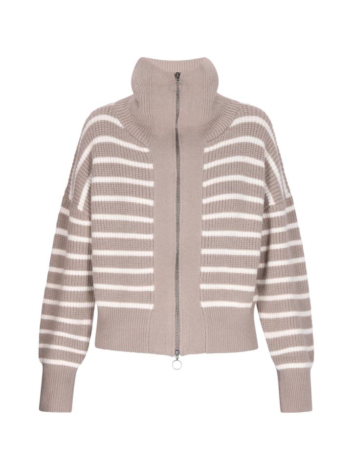 Damen Cardigan in Sand Wollweiss