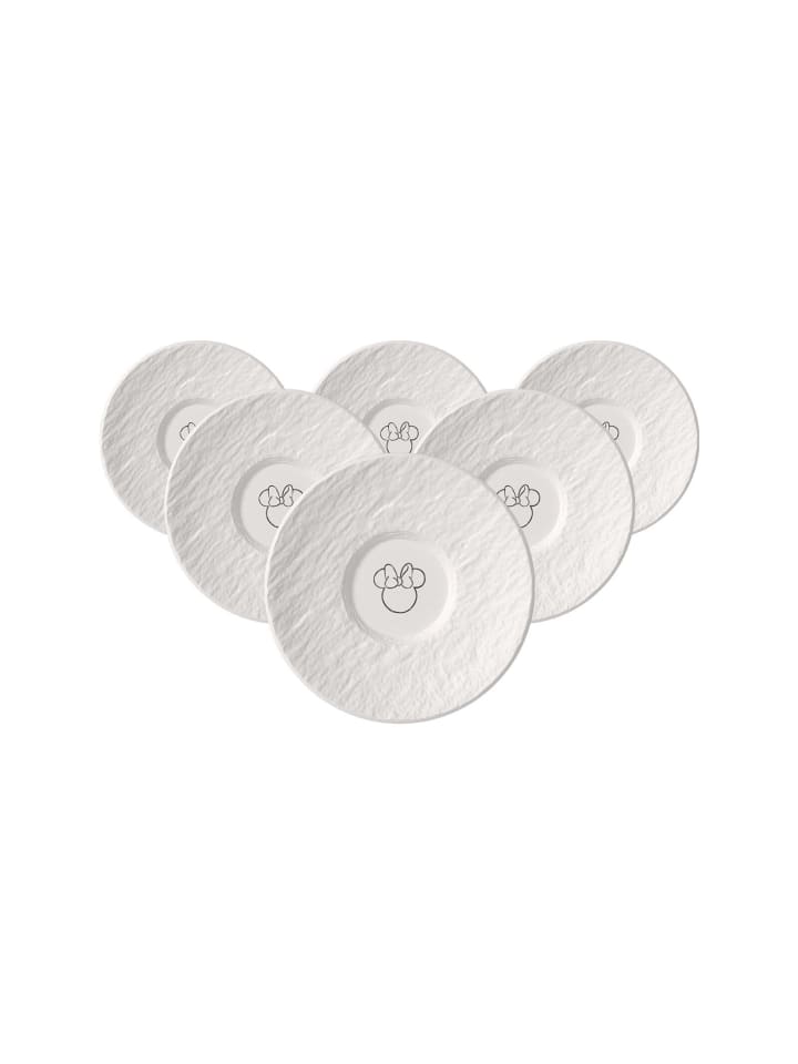 Espresso-Untertassen Manufacture-Rock blanc Mickey Mouse