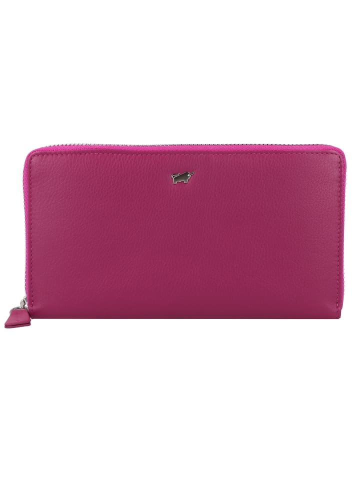 Joy Geldbörse RFID Schutz Leder 19 cm purple plum