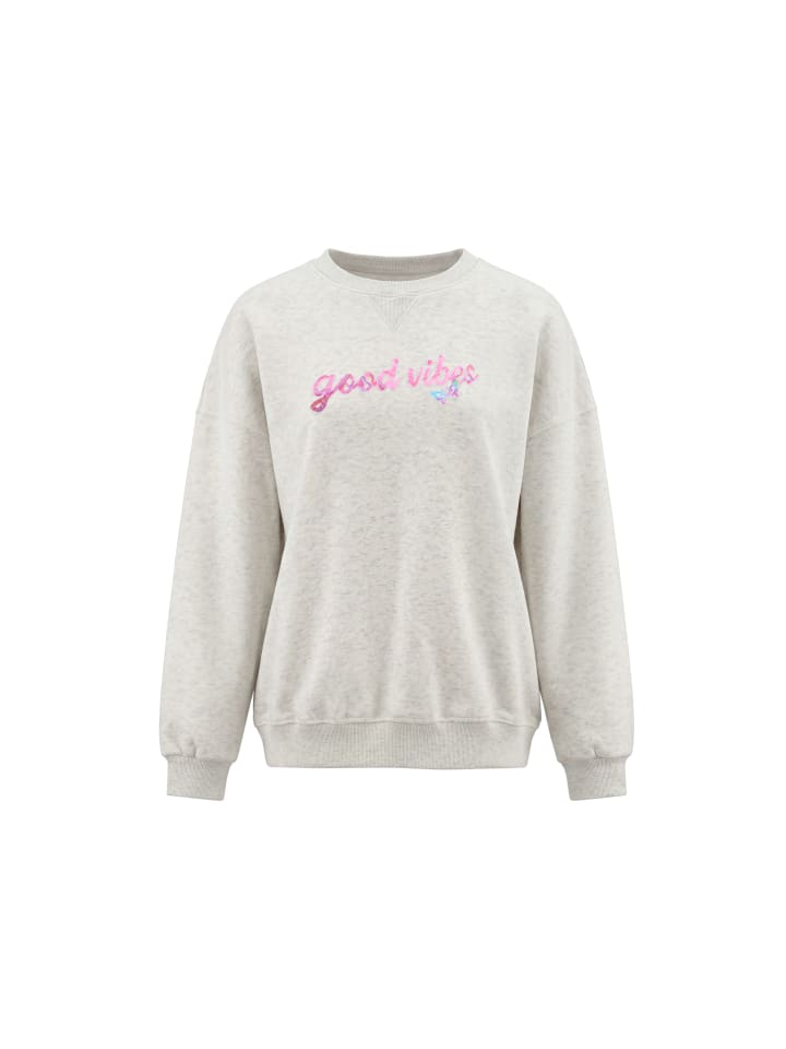Women Sweatshirt in Offwhite
