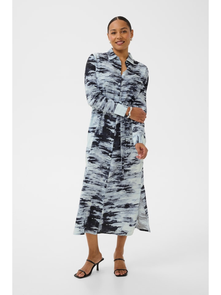 Kleid KAkeri Loose fit in Nantucket / Midnight Abstract