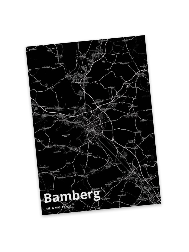 Postkarte Bamberg mit Spruch in Keine Angabe