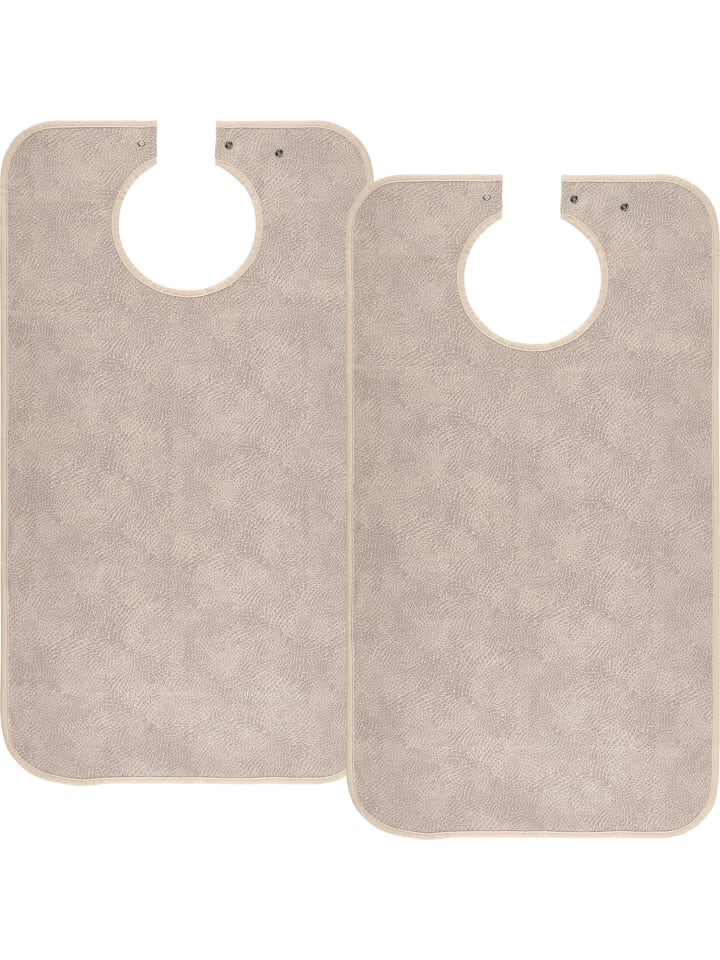 XXL-Speiseschürze 2er-Pack in beige