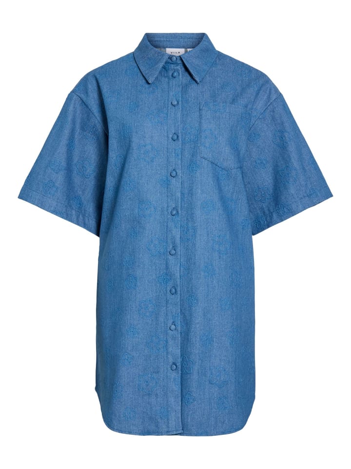 Jeanskleid in Medium Blue Denim