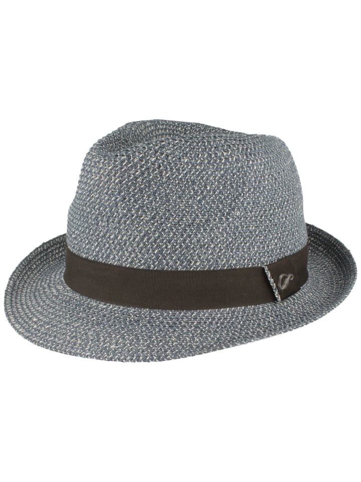 Strohhut in blau