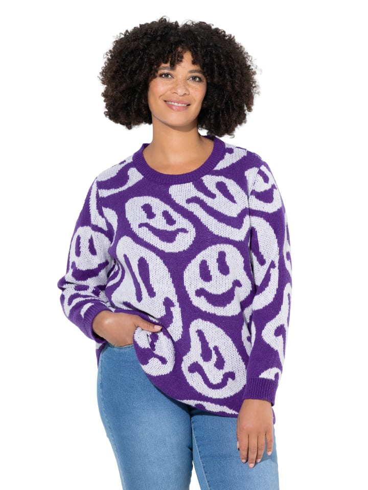 Pullover in violett