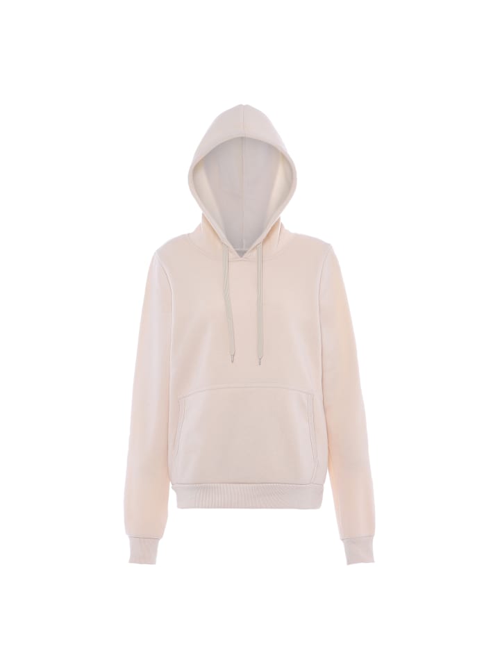 Damen Hoodie in Dunkle Creme