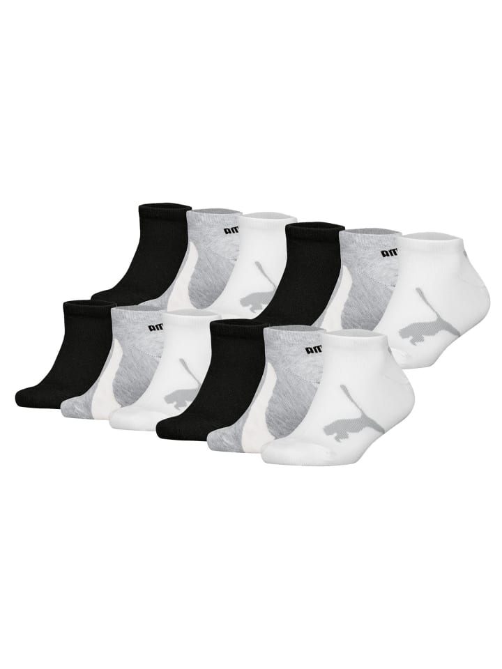 Socken 12er Pack in Schwarz/Weiß/Grau