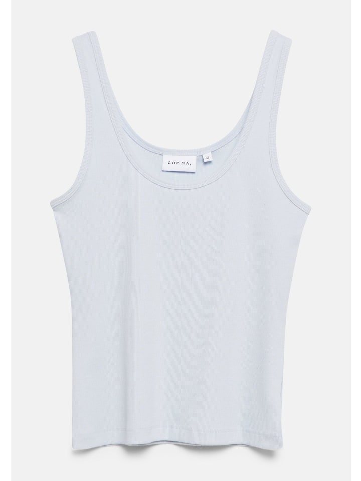 T-Shirt in 5015_hellblau