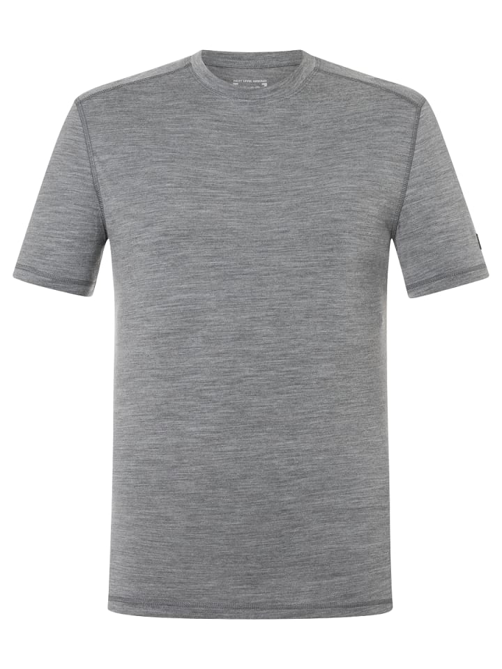 Merino T-Shirt M SIERRA140 TEE in grau