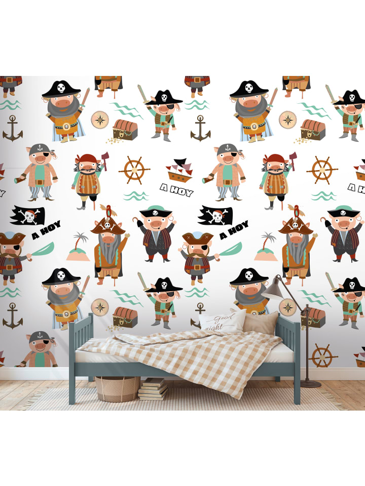 Tapete Pirate Adventure in Bunt