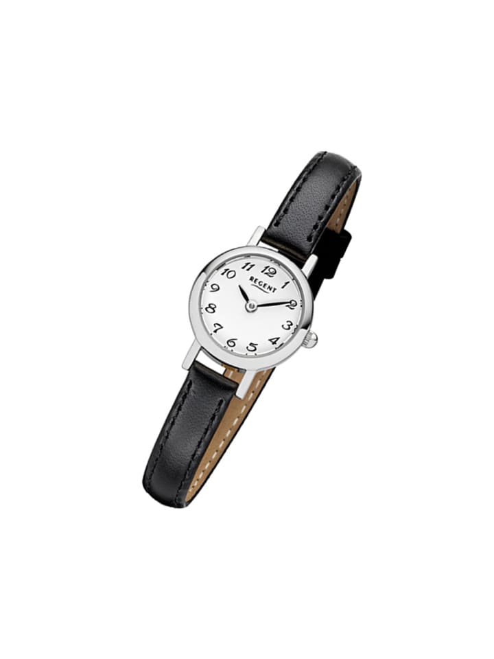 Armbanduhr Regent Mini schwarz klein (ca. 20mm)