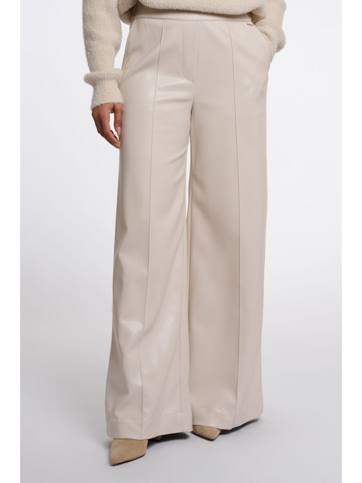 Therese Regular Kunstlederhose in Birch