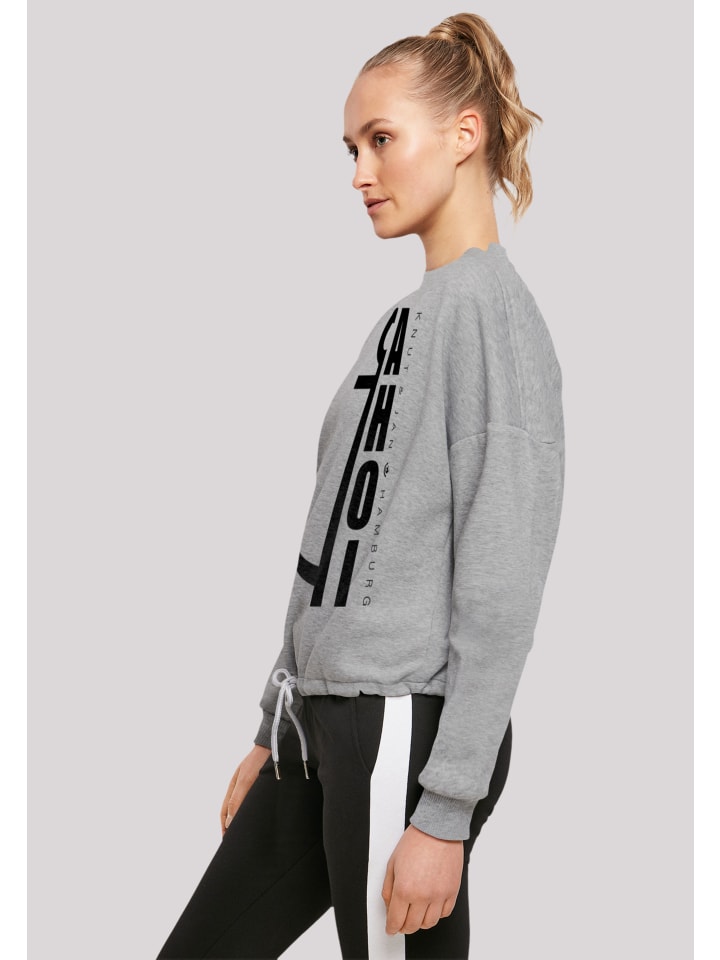 kaufen günstig grau & F4NT4STIC Anker Jan | Oversize Crop Sweatshirt Ahoi limango Knut Hamburg meliert in