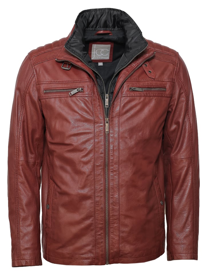 Lederjacke 31023635 in bordeaux