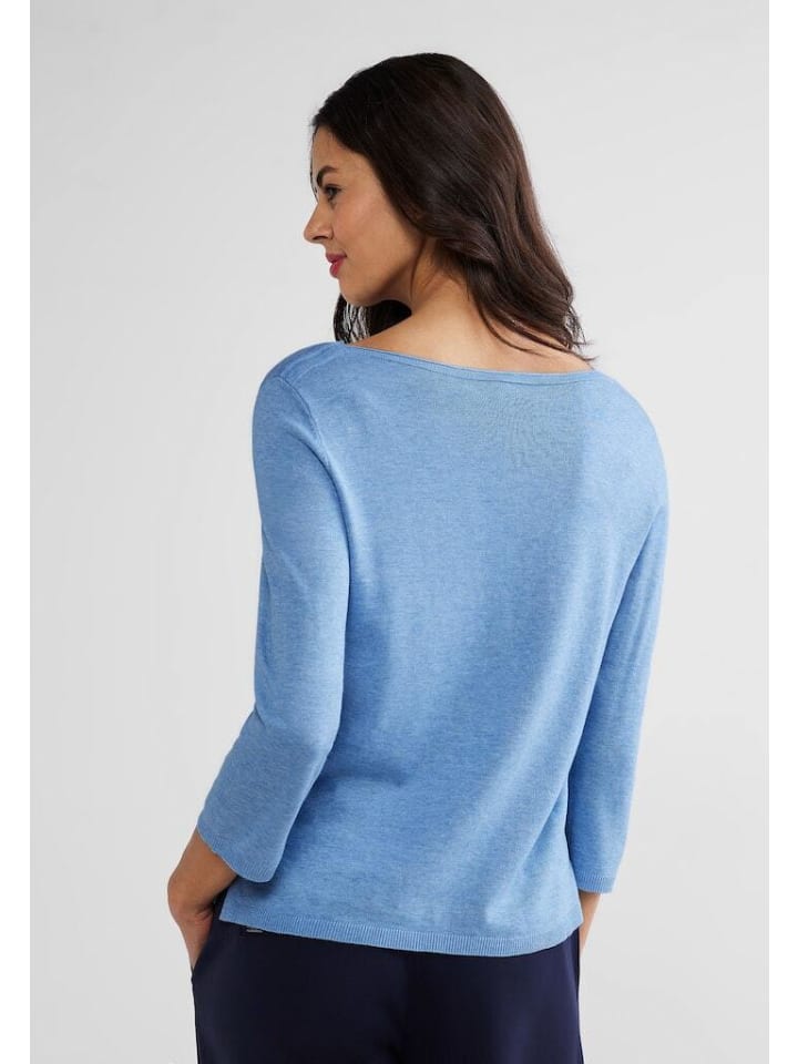 Street One Pullover in bay blue melange günstig kaufen | limango