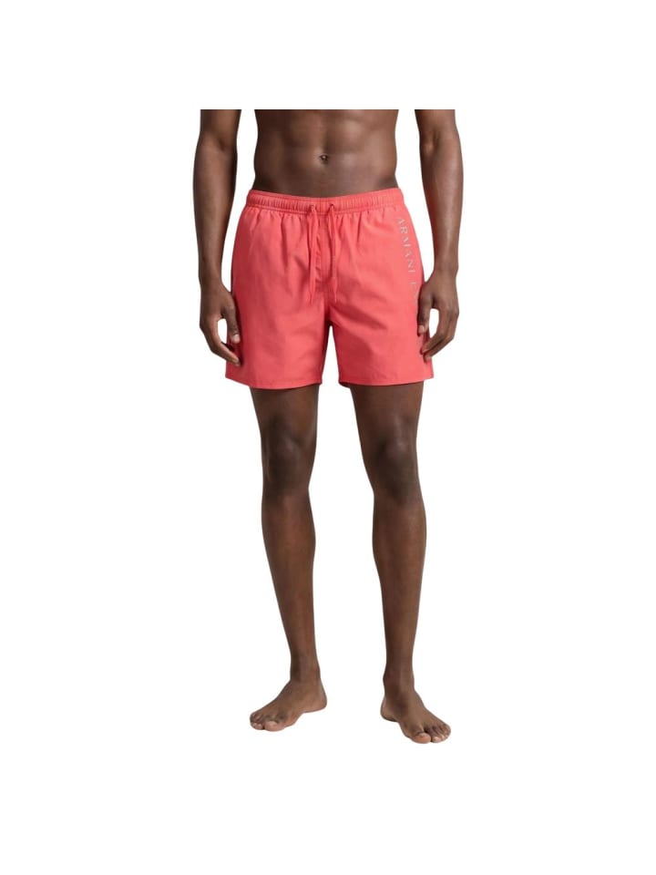 Orange Polyester Badeshorts