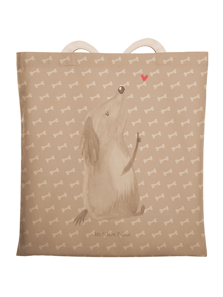 Shopper Hund Liebe ohne Spruch in Hundeglück