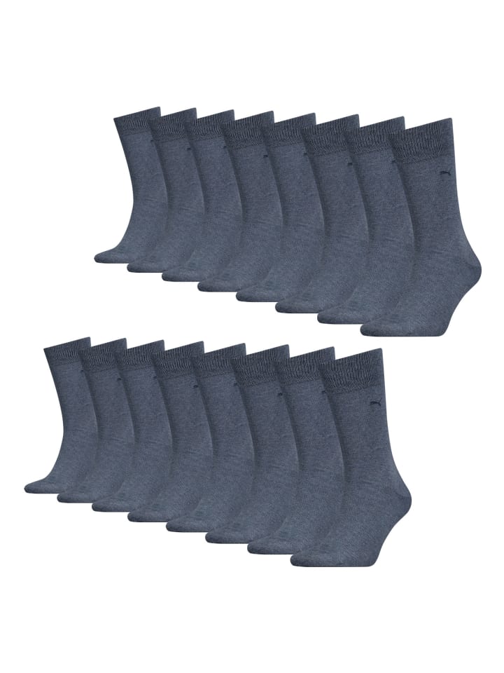 8 Paar Classic Socks in Blau