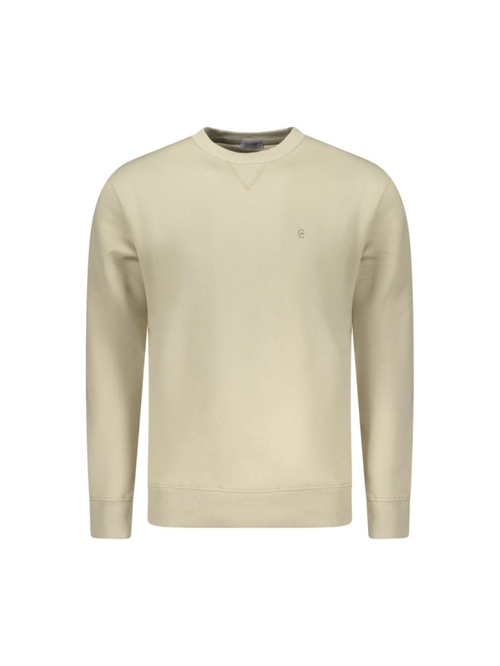 Beige Baumwolle Herren Sweatshirt