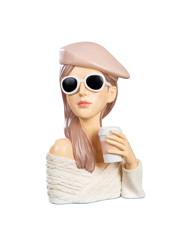 Figur Lady Adeline weiß - (H) 28 cm