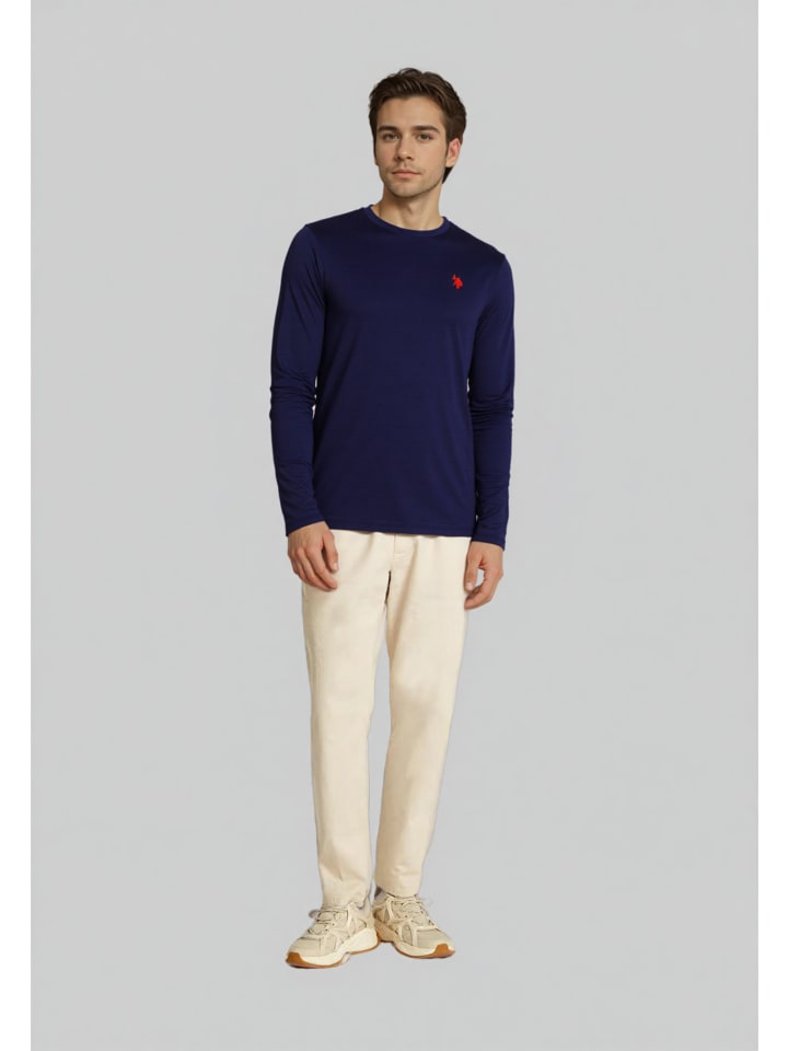 Shirt in dunkelblau