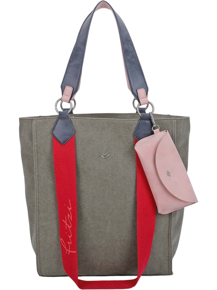 Schultertasche Izzy02 in Olive