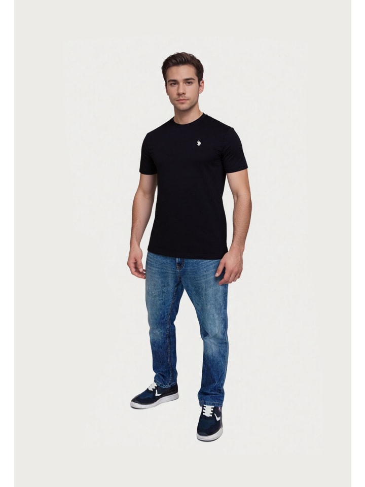 T-Shirt in schwarz
