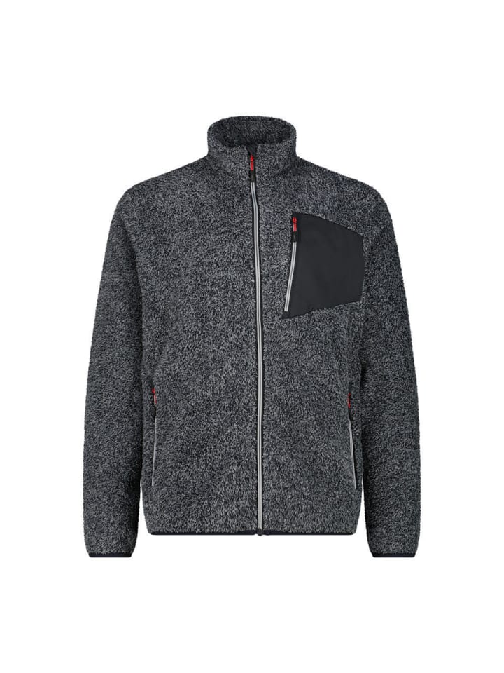 Fleecejacke in grau