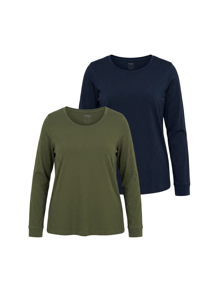 Shirt in dunkel khaki
