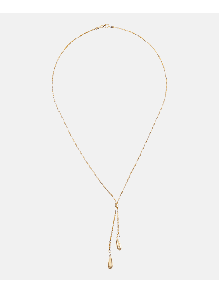 Halskette aus 375 Gelbgold