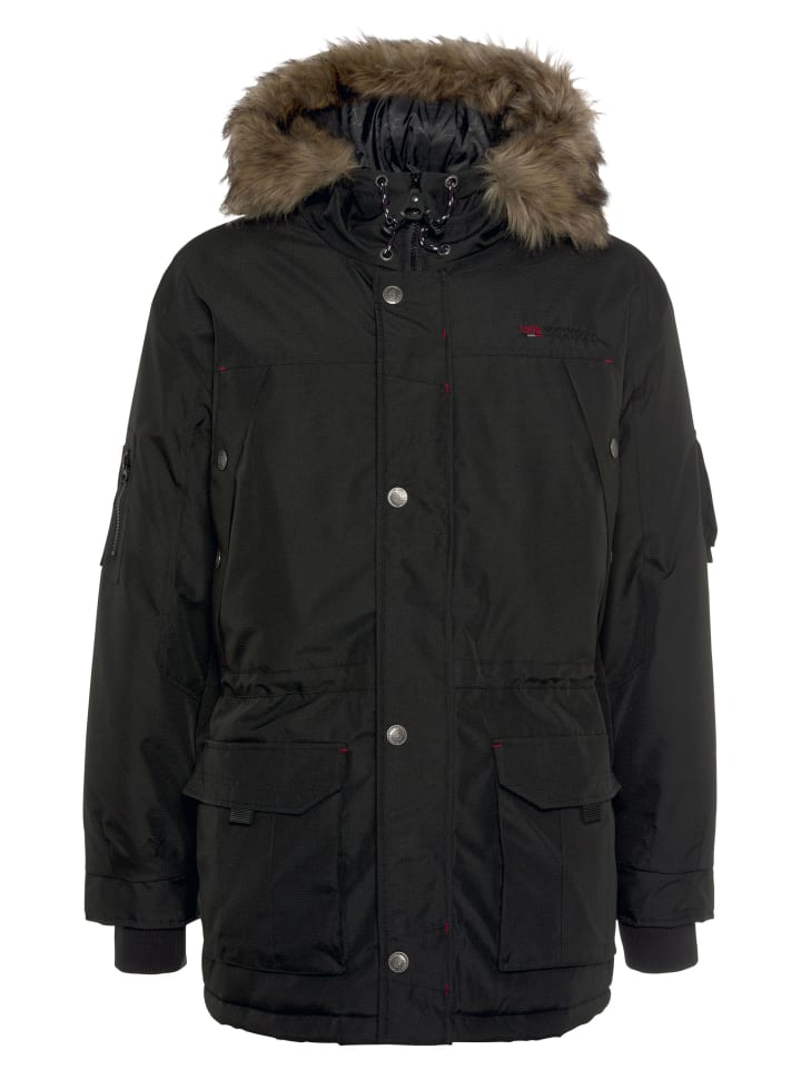 Parka in schwarz