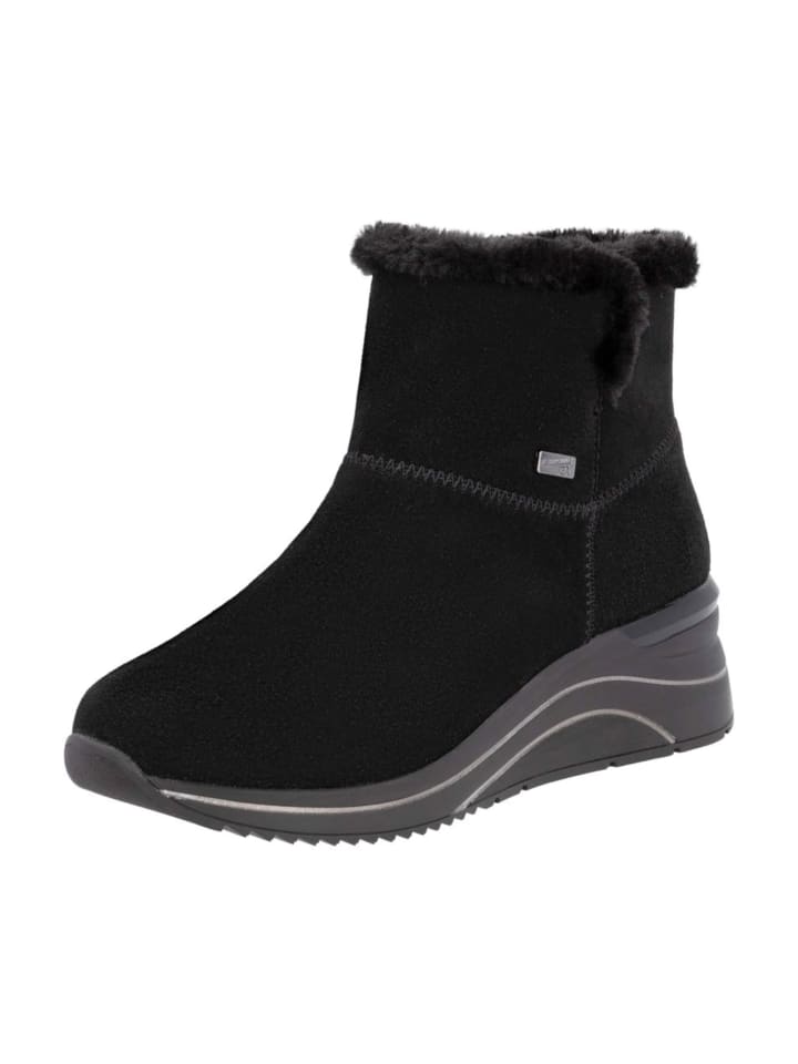 Komfort Stiefeletten in Schwarz