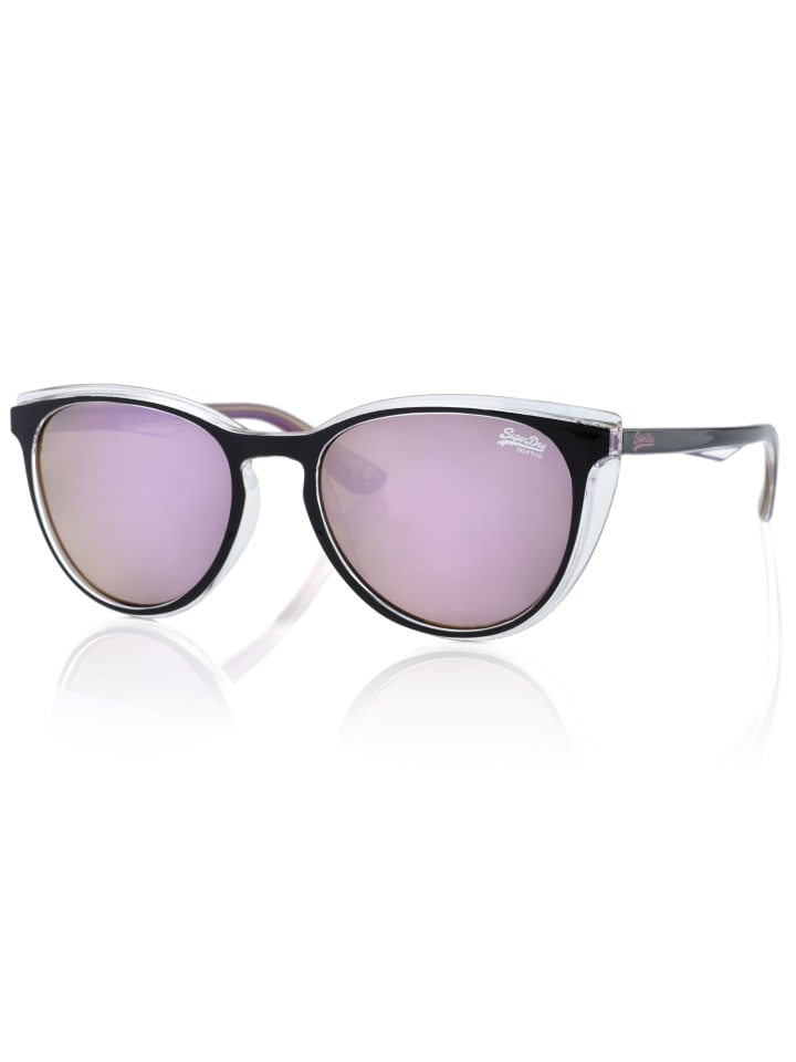 Sonnenbrille Superdry in Schwarz/Pink